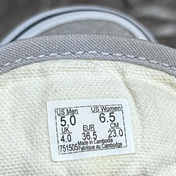 Vans Old Skool Sneakers Grey Suede Women's 6.5 / Men's 5 Low Top Skate Shoes - Picture 8 of 9